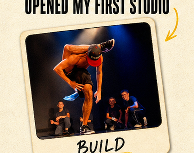 2. Opened my first studio