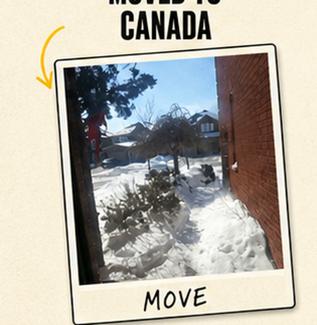 1. Moved to Canada