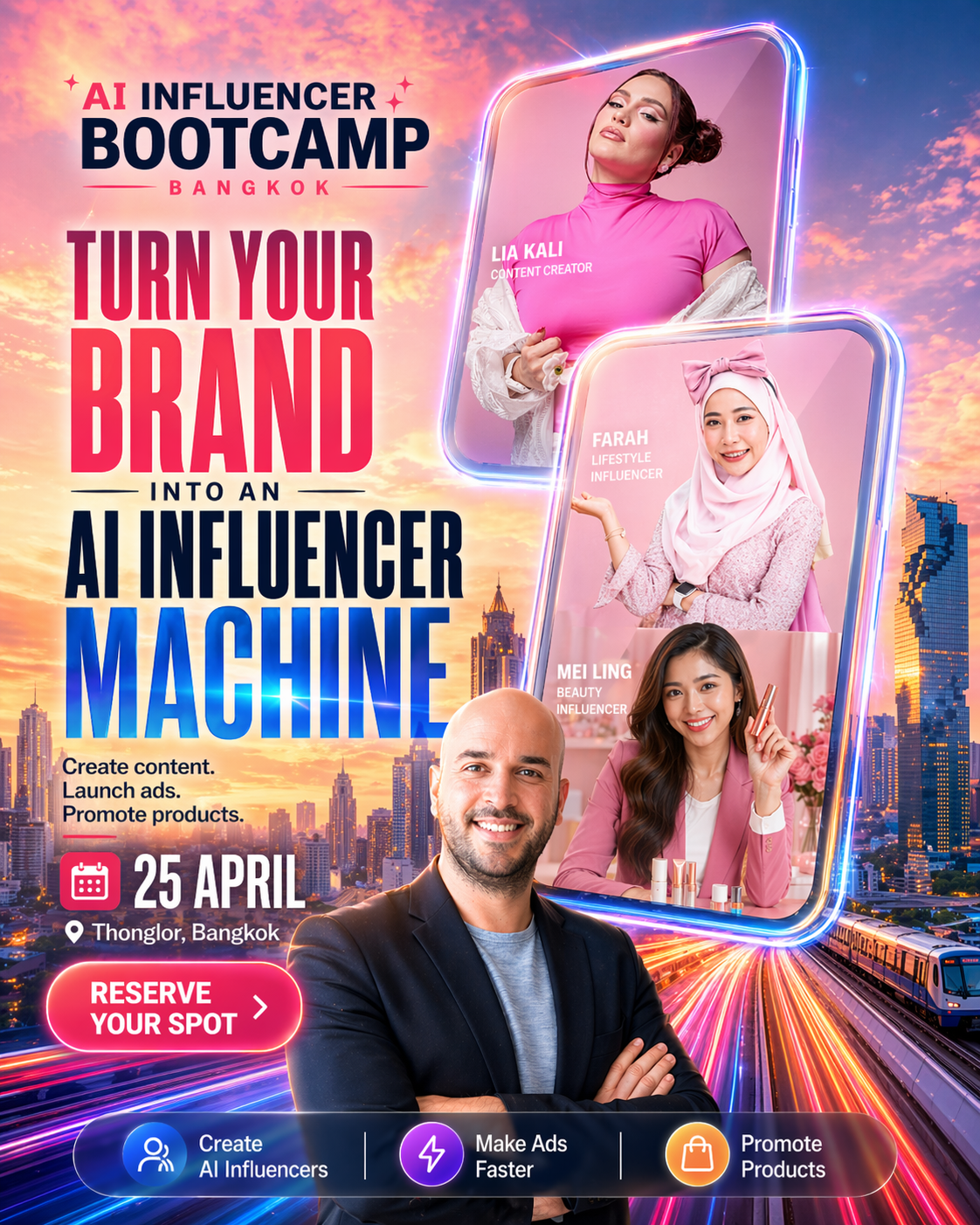 AI Influencer Bootcamp - Turn Your Brand Into an AI Influencer Machine