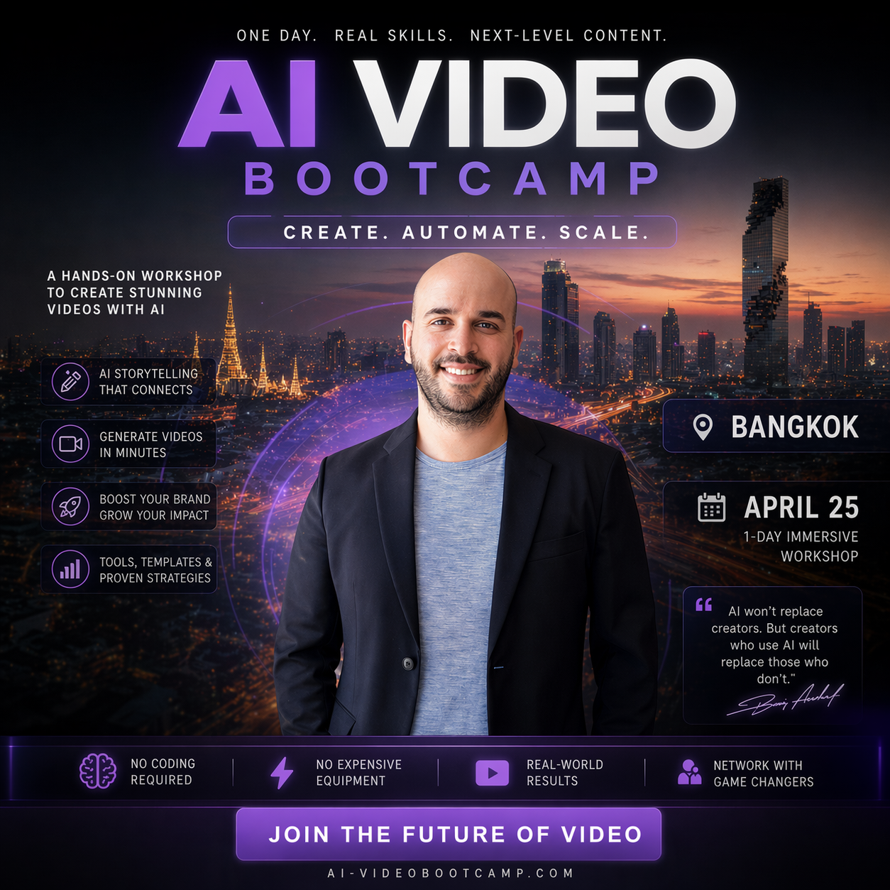 AI Video Bootcamp - Create. Automate. Scale.